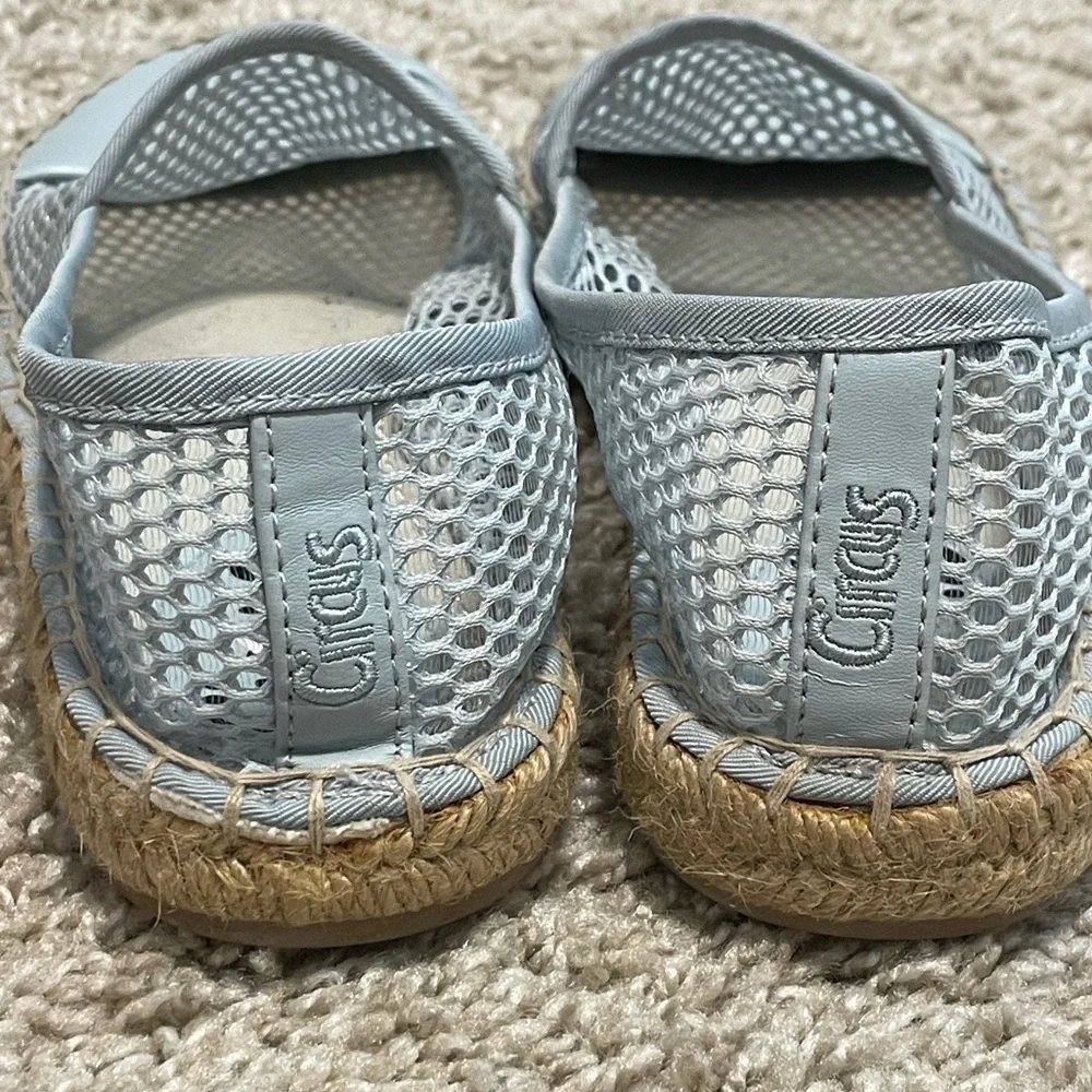 Circus by Sam Edelman Women’s Espadrilles Size 6.5 Blue Lena Nautical Preppy